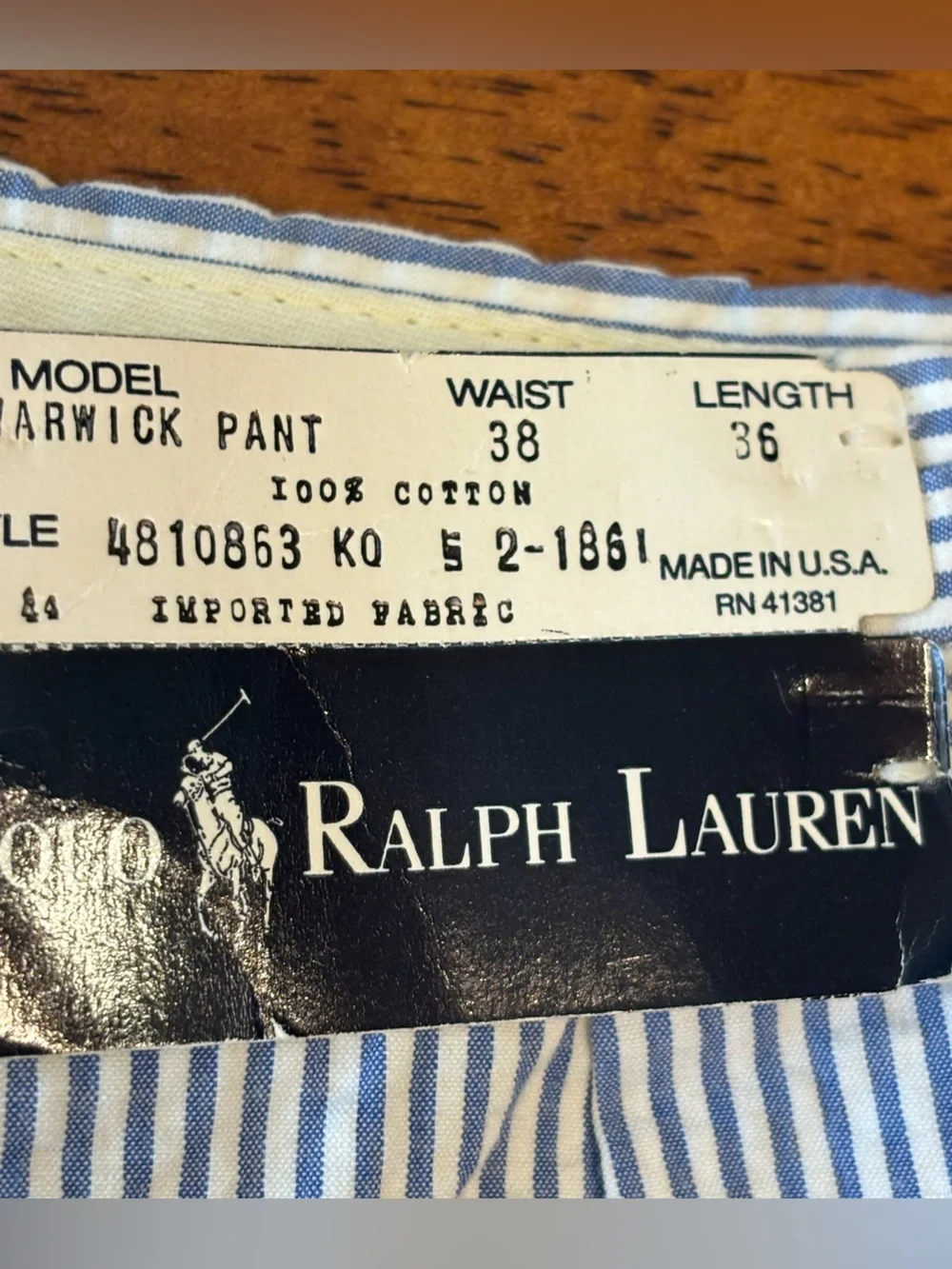 Ralph Lauren lightweight striped